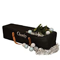 Chaseley Bolsa de Almacenaje Grande para Árbol Decoración Navidad Material Fuerte Cosido Doble Cremallera Tres Vías…